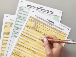 Upozornenie na daňové priznanie 1